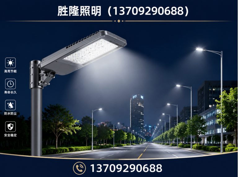 周至县太阳能路灯展示图